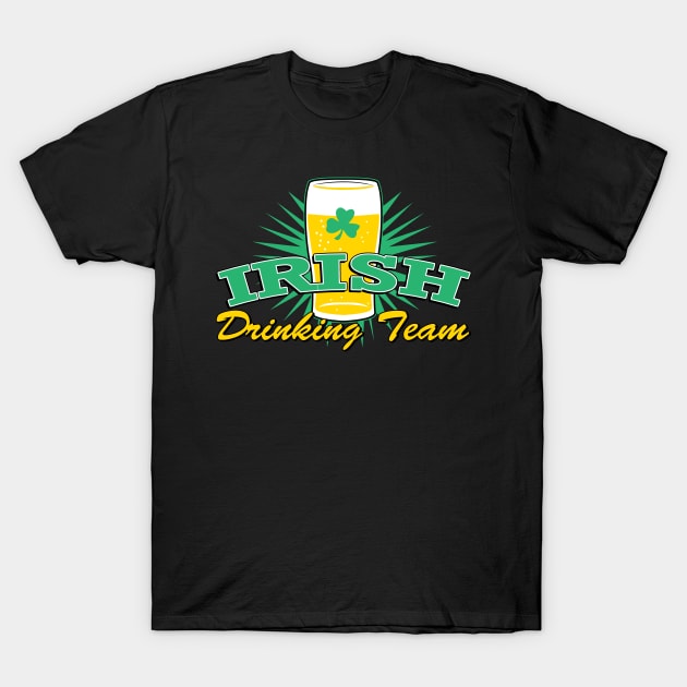 Irish Drink Team | Irish Joke Collection T-Shirt by Bersama Star